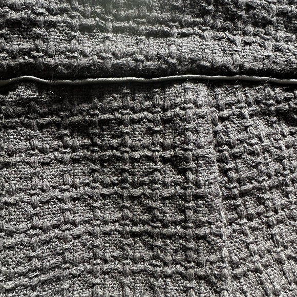 White House Black Market Textured Black Mini Skirt - Picture 8 of 10